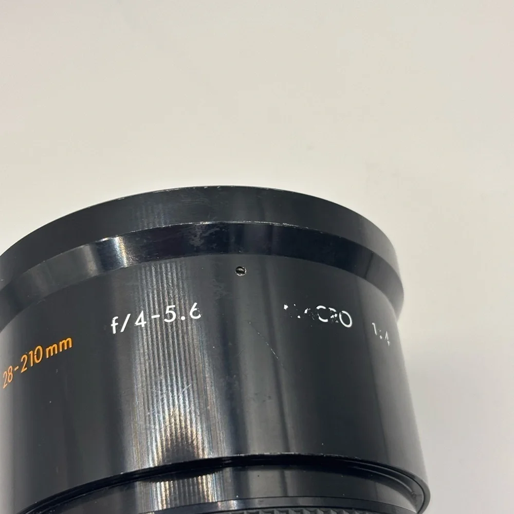 Kiron Black Telphoto Macro Zoom Lens 28 - 210 mm f/4-5.6 Camera Zoom Lens